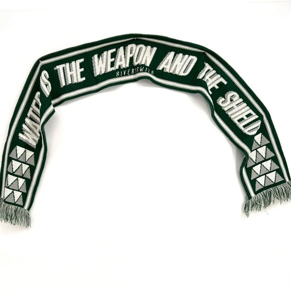Rare Urban Outfitters Rivers Wild Collab Tribal Print Scarf Water Is The Weapon - Picture 2 of 6